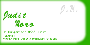 judit moro business card