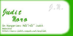 judit moro business card